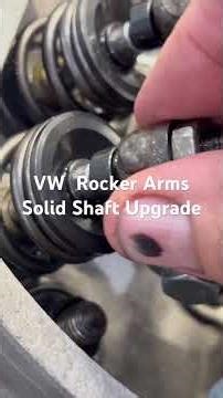 VW solid rocker arm upgrade kit w/ swivel feet 🦶#vwengine #MoreFunInTheSun