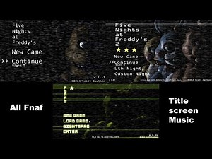 All fnaf title screen noises (Fnaf 1,2,3)