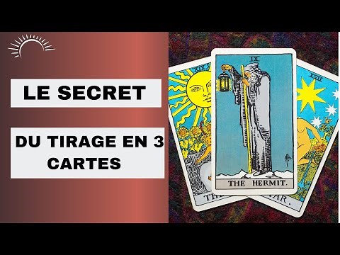 Apprendre le tirage en 3 cartes spécial débutant avec 3 exemples- vidéo de ma chaine ‪@letarotdelali‬