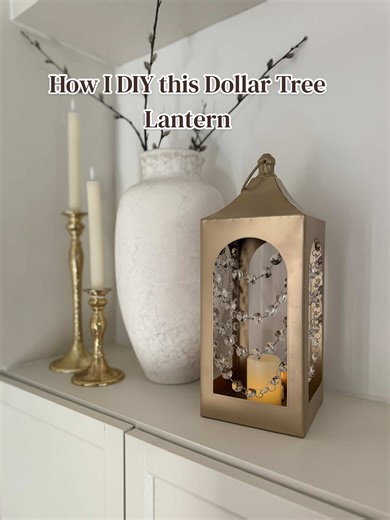 DIY Dollar Tree Lantern for Ramadan Decor