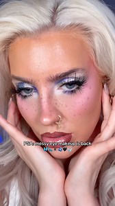 Chaotic beauty is SO in 💙 Think electric shades, full beat, and bold lips. Get messy with makeup with By BEAUTY BAY. #BEAUTYBAY | Beauty Bay