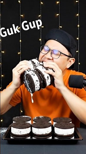 ASMR MUKBANG OREO ICE CREAM 🍪❄️ | Ultra Creamy & Crunchy Frozen Bites!| ASMR EATING AI