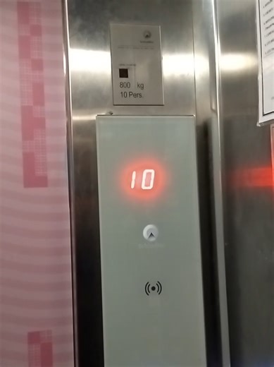 Schindler 3300AP Elevator With Touch Senstive at B14 Tower - First Tower (High Floor can't go to 18) Lift Information: Brand: Schindler Model: 3300AP Traction: MRL Speed: 1M/S (Too Slowly) Capacity: • Left side Cargo/Freight: 13P 1000KG • Right Side Passengers: 10P 800KG Floor: 1 - 18 History: Original Lift No: 1 (Cargo/Freight) & 2 (Passengers) : Locked Floor (No Replacement Keycard) Rating Information: • With Touch Sensitive Select Floor • No Chime Sounds: (Cargo/Freight) • With Cool Chimes So