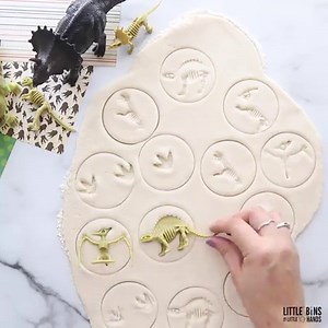 68K views · 193 reactions | What a fun project for your little paleontologists or dino super fans! Learn how to make your own and create a fun, hands-on experience! https://littlebinsforlittlehands.com/salt-dough-fossils/ Do you have a dino fan? Tell me you favorite way to play with dinos  | Little Bins for Little Hands | Facebook