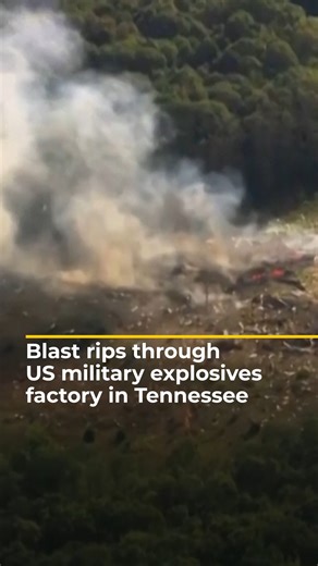 192K views · 3.2K reactions | A massive blast at a military explosives factory in the US state of Tennessee has left multiple people dead and others missing. Officials have not given any indication of what may have triggered the explosion about 85 kilometres southwest of Nashville. | Al Jazeera English | Facebook