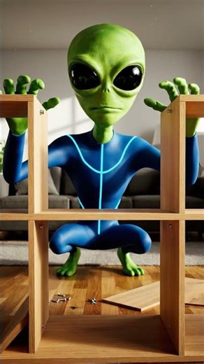 Alien Builds Furniture - INSTANT REGRET!