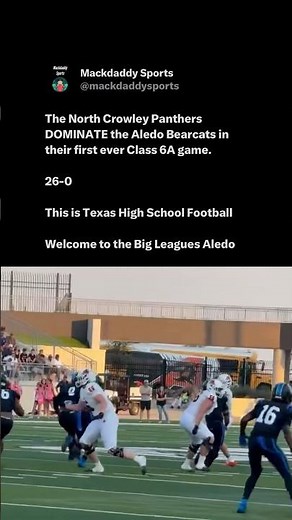 North Crowley Just Sent a Message to Texas 6A 😳 | 26-0 vs. Aledo