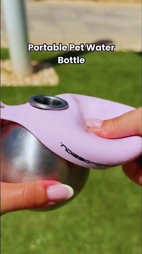 Portable Dog Water Bottle 🐶 Must Have Travel Pet Water Bottle | No More Thirst on Walks #pettravel