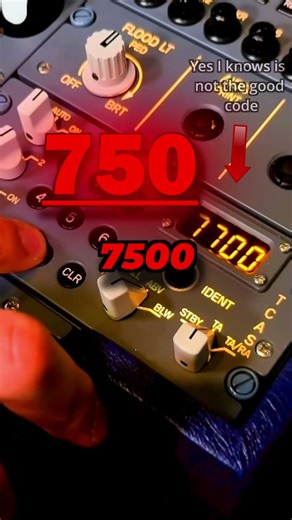 Pilots Never Want to Squawk This Code!