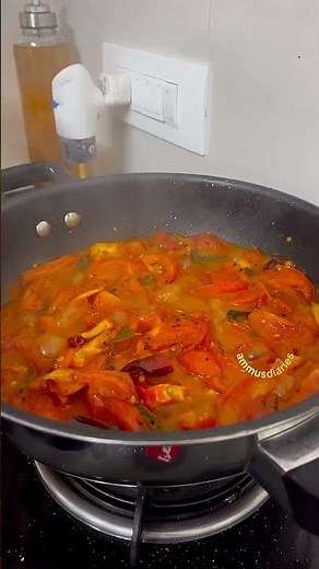 Simple Tomato Curry 🍅 #tomato #recipe #shorts