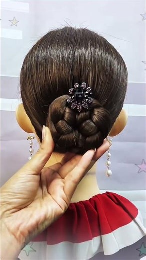 #Updo hair accessory#A simple updo tutorial video#Coil head#Accessories#Compile and distri