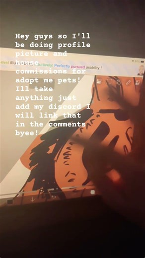 I'm starting house and profile picture commissions for adopt me pets! #adoptme #art
