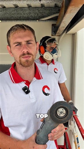 ⚙️ Tackling rusty areas like pros! At Core Painting Solutions, we use the right tools — like grinders and sanders — to remove rust and prep surfaces perfectly before painting. A clean, smooth surface means a longer-lasting, flawless finish every time. 💪🎨 Behind the scenes 🫣 #CorePaintingSolutions #RustRemoval #SurfacePrep #ProfessionalPainters #PaintingServices #BeforeAndAfter #WorksiteLife #ConstructionLife #QualityFinishes #PainterLife #MetalRestoration | Pommy Painter