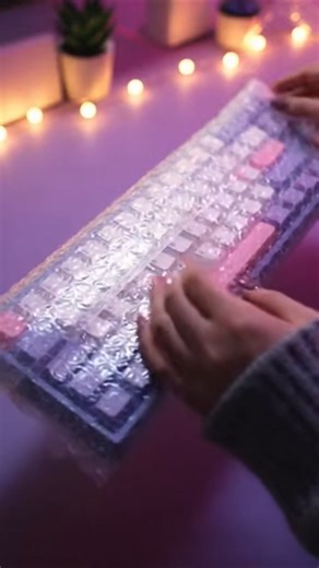 Colorful Keyboard ASMR – Typing & Luxury Unboxing Experience
