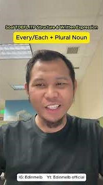 Tips for answering TOEFL Structure and Written Expression questions easily: Each & Every