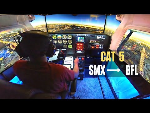 FLYING To Bakersfield (KBFL) | Pilotedge CAT 5 Flight | Home Sim Pilot | Xplane 11 50 Vulkan b9
