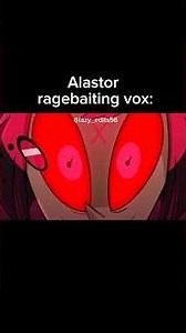 Alastor ragebaiting vox: #hazbinhotel #vox #alastor #ragebait #s2 #shorts #edit