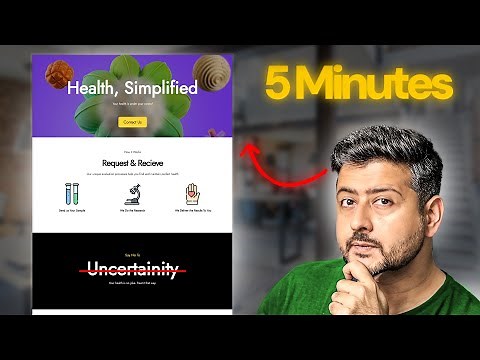 Create a One Page Website in 5 Minutes (WordPress Tutorial)