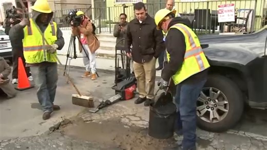 Los Angeles steps up pothole repairs after back-to-back storms