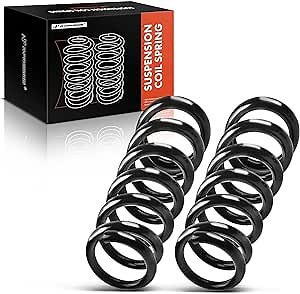 A-Premium 2Pcs Front Suspension Coil Spring Set Compatible with Chevrolet S10 1982-1996, S10 Blazer Camaro & GMC S15 Jimmy Sonoma & Isuzu Hombre, Driver and Passenger Side, Replace# 14065822