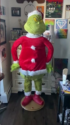 Gemmy Animated Life Size Dancing Grinch - 2024