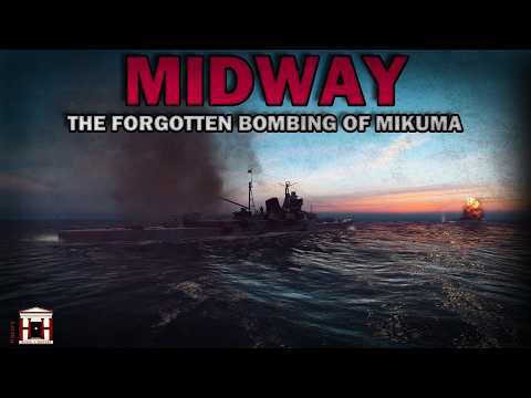 Battle of Midway, 1942: The sinking of Mikuma in 3D