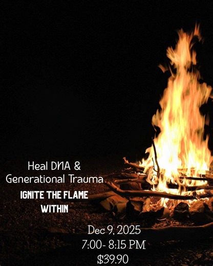 🔥 HEALING ANCESTRAL LINES 🔥 Heal DNA & Generational Trauma Dec 9, 2025 | 7:00–8:15 PM | $39.90 There comes a moment when you feel the pull— a deep inner knowing that the patterns you carry did not begin with you… and they don’t have to continue through you. This powerful 9D Breathwork Journey is designed to help you clear emotional, energetic, and inherited imprints held within your lineage. Through breath, sound, and somatic release, you’ll connect with the wisdom of your ancestry, release wh