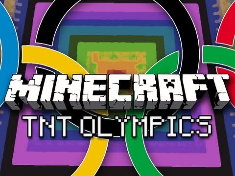 Minecraft: TNT Olympics w/ CaptainSparklez & Friends Part 2 - Vault, Balance Beam, Trap Shooting