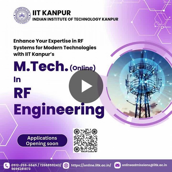 #iitkanpur #rfengineering #microwaveengineering #wirelesscommunication #antennadesign #mtech #telecommunications #futurenetworks #highereducation #onlinemtech | Online Post Graduate Programs, IIT Kanpur