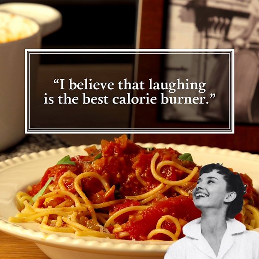 "Audrey Hepburn" made this spaghetti al pomodoro recipe once a week. You probably should too: http://bit.ly/2lVTDxX | Town & Country
