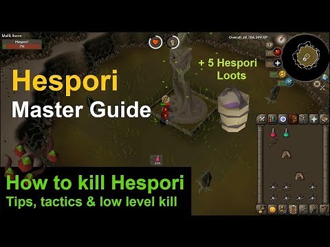 OSRS - Hespori Boss guide + 5 Loots (Hespori seeds, low level Kill & Boss mechanics)