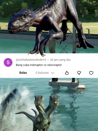 Blue Velociraptor vs. Indoraptor: Epic Dinosaur Showdown