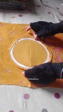 New beautiful neck design full stitching tutorial