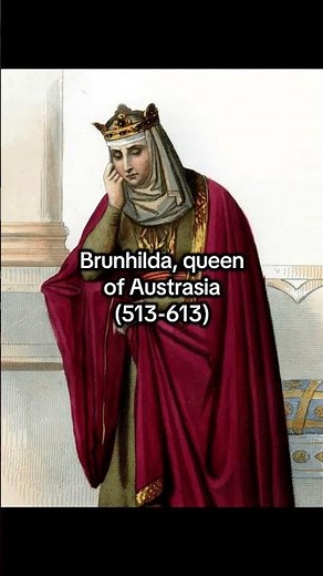 The Iron Queen of the Franks: Brunhilda of Austrasia 😨 #history #historyfacts