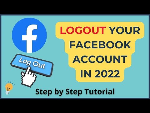 How to logout Facebook on laptop | How to logout your Facebook account for pc/laptop (2022)
