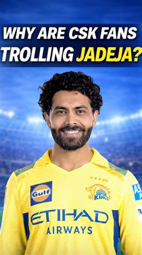 Why CSK Fans Are Trolling Ravindra Jadeja? 😳 #shorts #csk #msdhoni