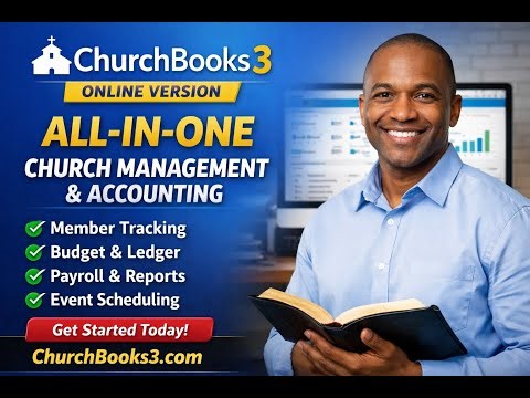 ChurchBooks3 Online Tutorial | Complete Setup for Churches