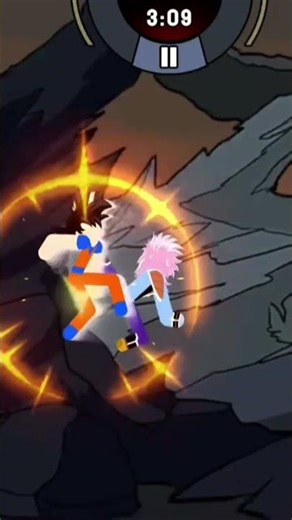 Goku vs stickman 17th boss who win??💀💀