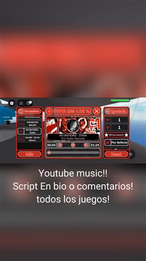 Script en link de bio o comentarios!! #youtubemusic #music #script #exploit #roblox