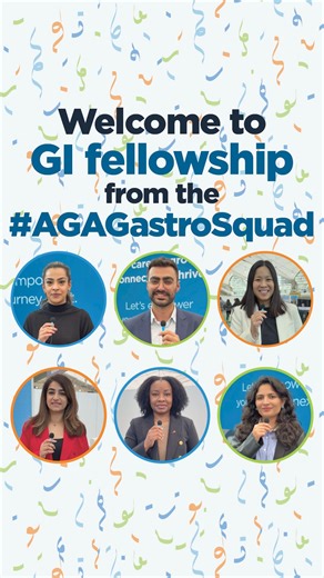 American Gastroenterological Association (AGA) on Instagram: "Welcome to GI, new fellows! There’s a lot to learn as you begin training, but we’re here to help you navigate everything GI has to offer and make the most of the experience! Our #AGAGastroSquad has advice to help you thrive in fellowship. Here’s three tips for navigating fellowship: 1️⃣ Get involved with AGA! 2️⃣ Stay connected & know your goals. 3️⃣ Be yourself & know your worth. Watch for more advice and visit the link in bio to sta
