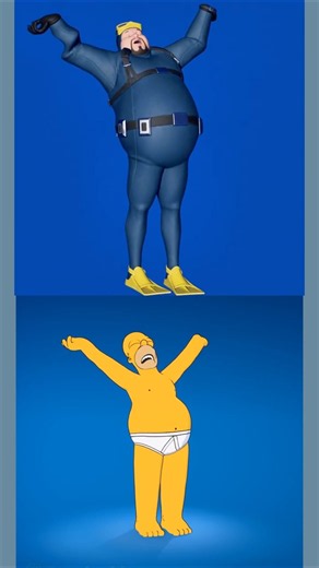 Dave the Diver + Homer's Stretch 'n Scratch = HILARIOUS! 🤣
