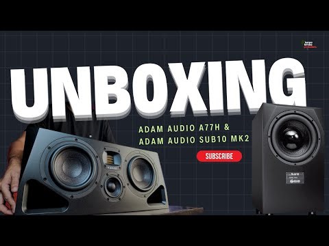 Unboxing ‪@ADAMAudioBerlin‬ A77H & Adam Audio Sub10 MK2 | Studio Monitor & Subwoofer
