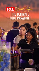 ICL Desert Safari: The Ultimate Food Paradise! Experience the magic of ICL Lama Desert Safari — where adventure meets flavor. 📞 Book your experience now! Dubai: 971 56 761 1144 India: 91 8589 020 646 ✉️ info@icl.ae . . #ICLTours #DubaiDesertSafari #LamaDesert #DubaiAdventures #ArabianNights #TravelWithICL #DubaiTravel #desertexperience | ICL Tours & Travels