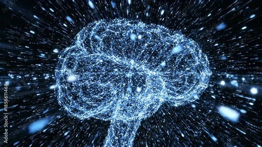 Visualization of a massive data network forming an interconnected web of blue and white glowing particles against a deep black void data network, internet, background plate