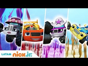 Blaze and the Monster Machines | 🎤 ¡Canta con Blaze y sus amigos! 🎤 | Nick Jr. en Español