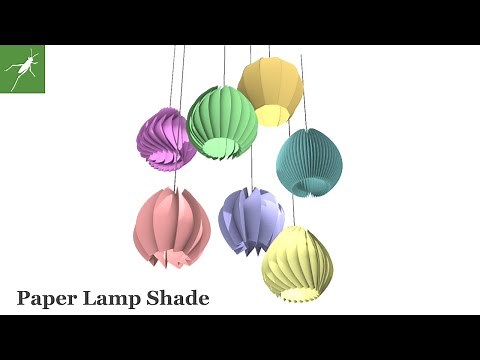 【Grasshopper Tutorial】 Paper Lamp Shade