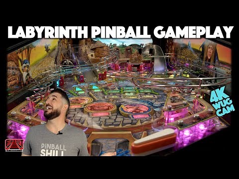 Labyrinth Pinball Gameplay - 4K WUG CAM (SDTM, 2024)