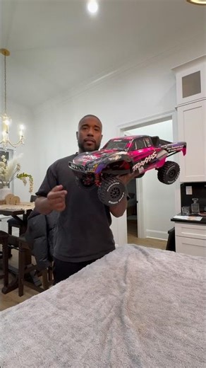 Gluing the tires on my ￼Traxxas slash RC car