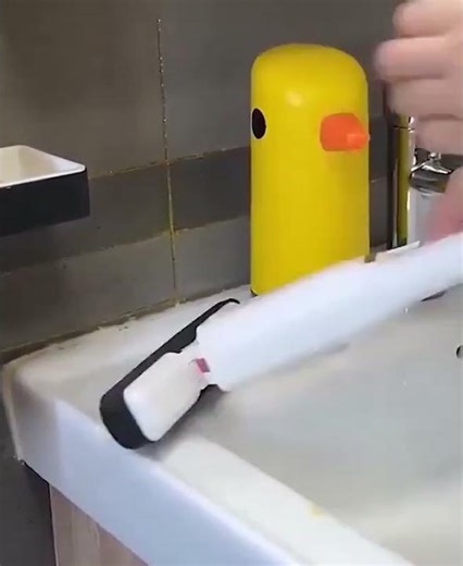 Sponge Mini Mop with Self-Squeezing Dual-Use Design