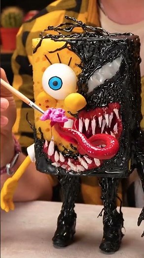 😱 VENOM ATTACKS SPONGEBOB! The Most INSANE DIY Battle Ever! 💀🧪